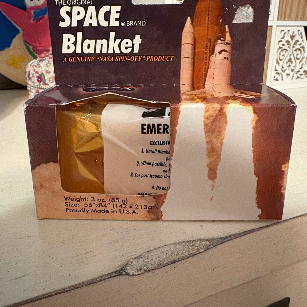 NASA Space Shuttle Emergency Blanket